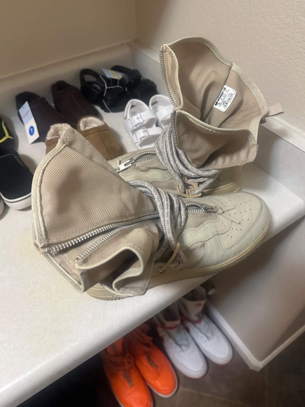 Nike SF Air Force 1 High Wheat Size 13 SF AF1 HI New Without Box - Picture 5 of 6